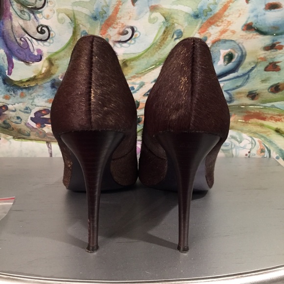 Donald j. Plainer calf hair heels size 10 - Picture 4 of 6